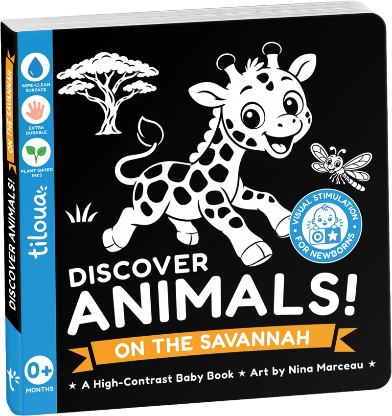 Discover Animals! On the Savannah board book